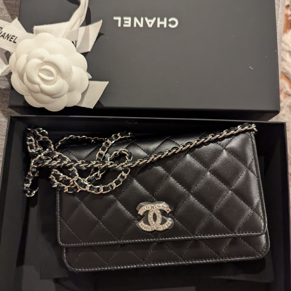 Chanel Black Quilted Leather Bag